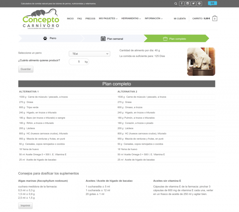 Calculadora Para Cachorros Y Perros Jovenes Concepto Carn voro